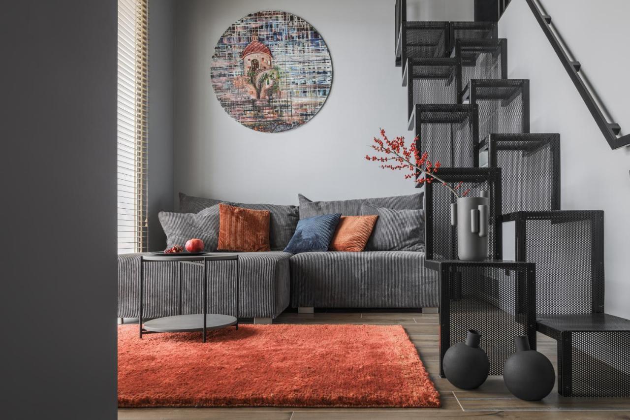 Ivis House Modern Apartment In Vilnius Old Town With Balcony Wilna Exterior foto
